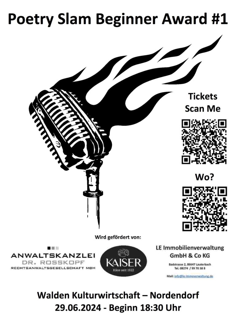 Poetry Slam Beginner Award A3 Jpeg